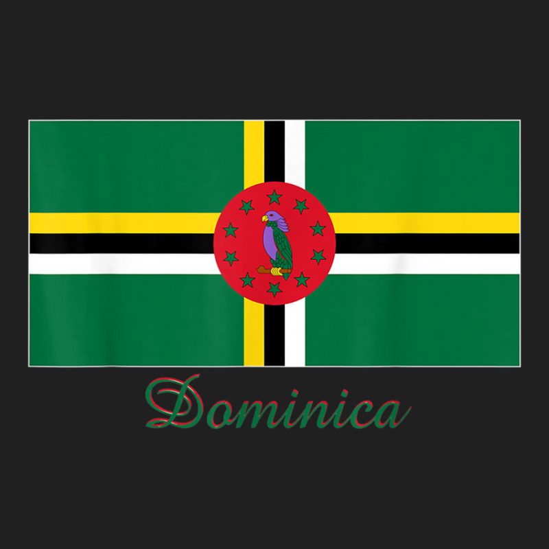 Dominica Flag Souvenir T Shirt Ladies Polo Shirt by cm-arts | Artistshot