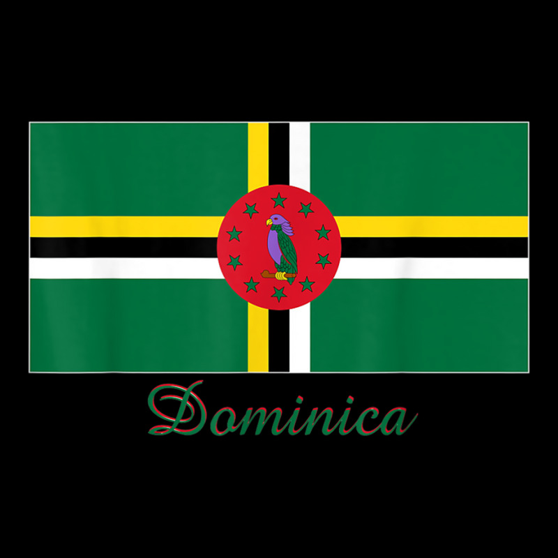 Dominica Flag Souvenir T Shirt Legging by cm-arts | Artistshot