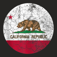 California Flag Republic Retro Distressed Gift Womens Mens Tank Top Ladies Fitted T-shirt | Artistshot