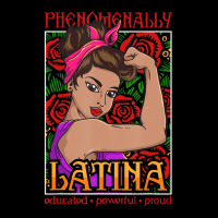 Phenomenally Latina Educated Powerful Proud, Latina Hispanic Adjustable Cap | Artistshot