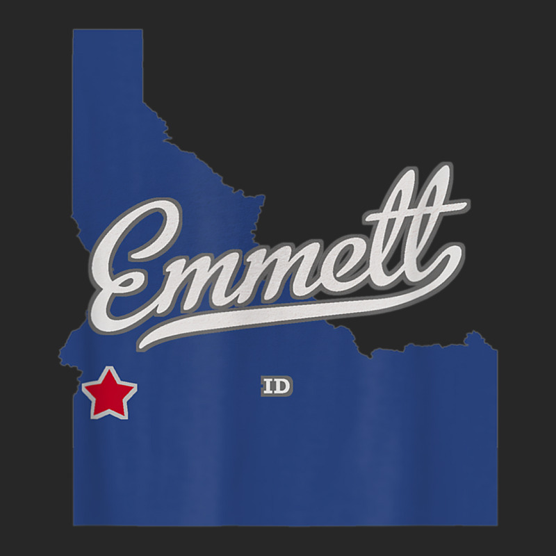 Emmett Idaho Id Map Men's T-shirt Pajama Set | Artistshot