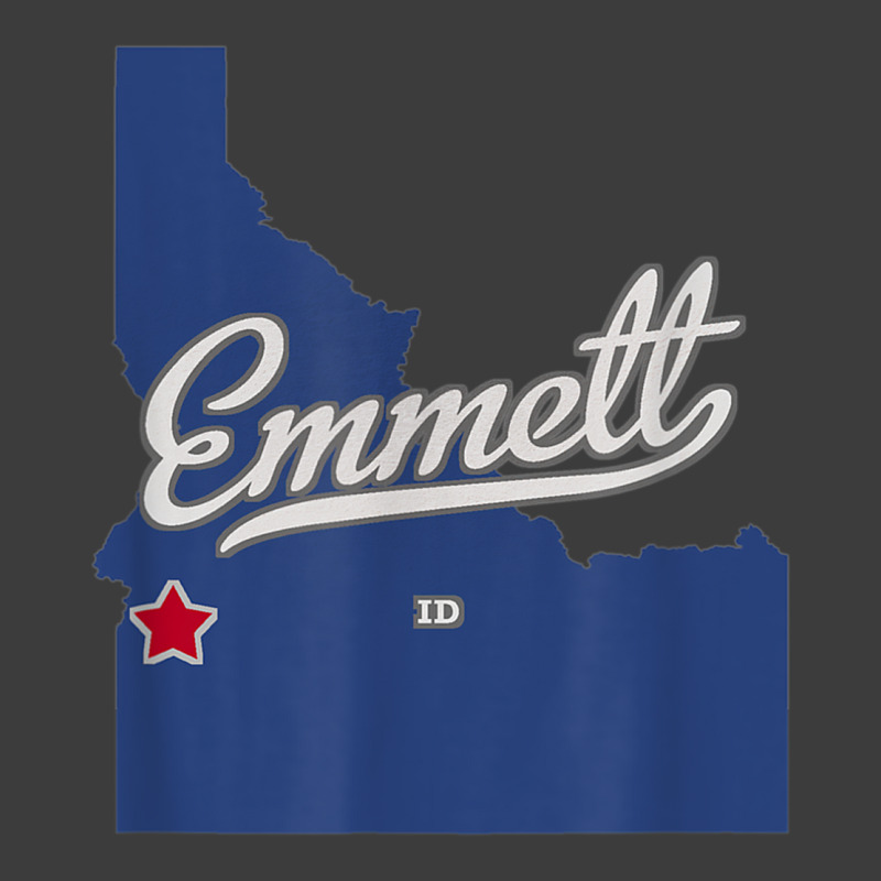 Emmett Idaho Id Map Men's Polo Shirt | Artistshot