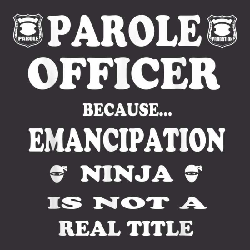 Probation Officer T Shirt Gift Idea Parole Officer T Shirt Vintage Hoodie by cm-arts | Artistshot