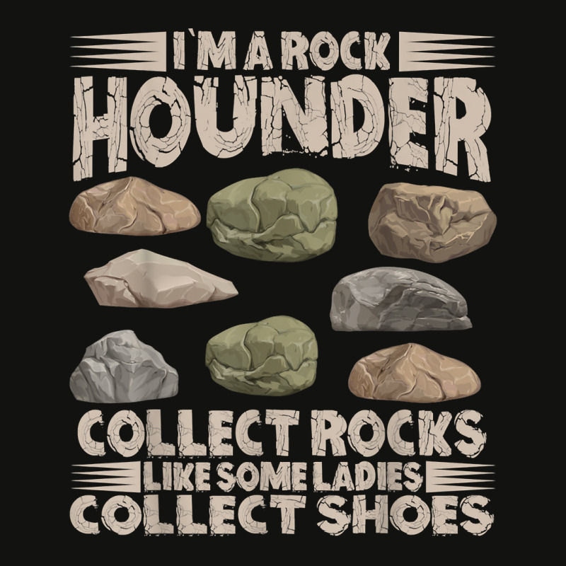 I'm A Rock Hounder – Geologist Rock Collector Rock Hounding T Shirt Scorecard Crop Tee by cm-arts | Artistshot