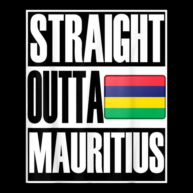 Storecastle Straight Outta Mauritius Flag Gift T Shirt T Shirt Lightweight Hoodie by cm-arts | Artistshot