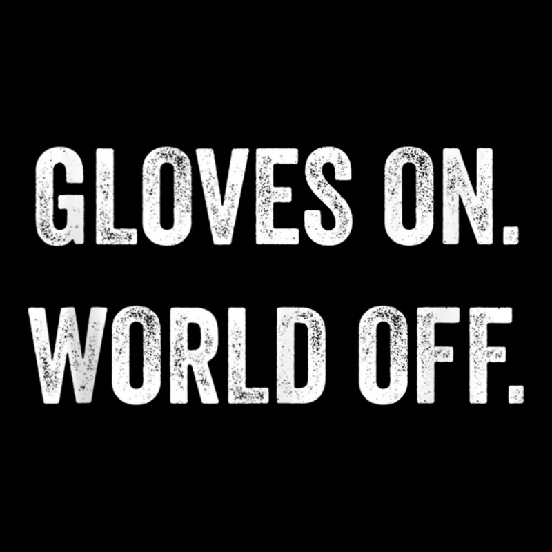 Gloves On World Off Fitness Tank Boxing Tank Kickboxing Tank Top Pocket T-shirt | Artistshot