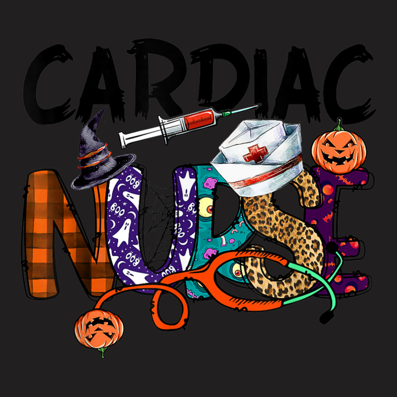 Cardiac Nurse Halloween Party Shirt One Spooky Cardiac Nurse T-shirt | Artistshot