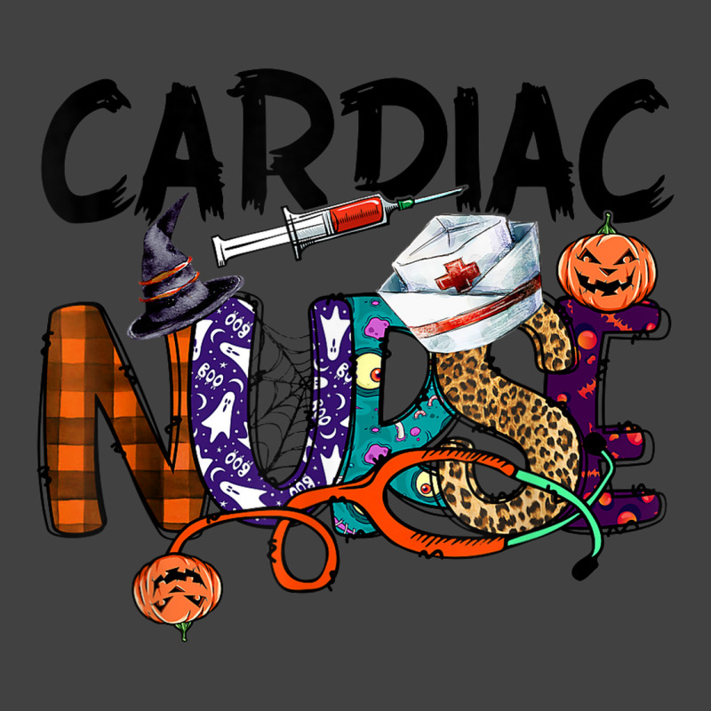 Cardiac Nurse Halloween Party Shirt One Spooky Cardiac Nurse Vintage T-shirt | Artistshot