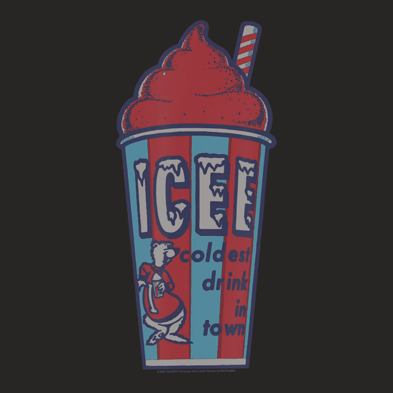 Icee Bear Classic Coldest Drink In Town V-2 Ladies Fitted T-Shirt by Kanmopsuk45 | Artistshot