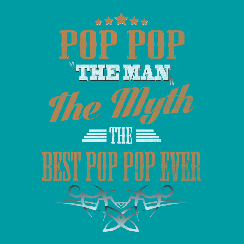 Pop Pop The Man The Myth Best Pop Pop Ever Portrait Canvas Print | Artistshot