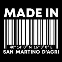 Made In San Martino D'agri Barcode Premium T Shirt V-neck Tee | Artistshot