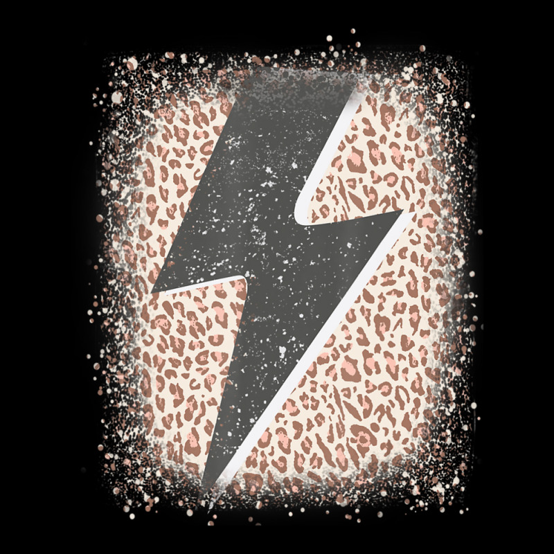 Womens Leopard Cheetah Thunder Print Cool Lightning Bolt Women's V-Neck T-Shirt by atereabag | Artistshot