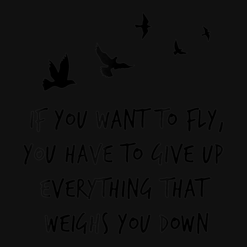 If You Want To Fly, Give Up Everything That Weighs You Down Baby Bibs by laughingtuy | Artistshot