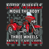 Motorcycle Trike Three Wheels Move The Soul Biker 3/4 Sleeve Shirt | Artistshot