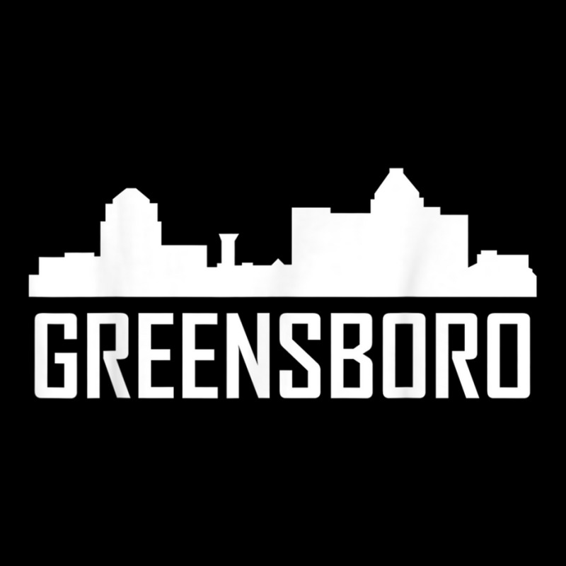 Greensboro North Carolina Skyline Silhouette T Shirt Lightweight Hoodie | Artistshot