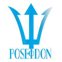 Sea Blue Poseidon Symbol Trident Ancient Greece Power T Shirt V-neck Tee | Artistshot