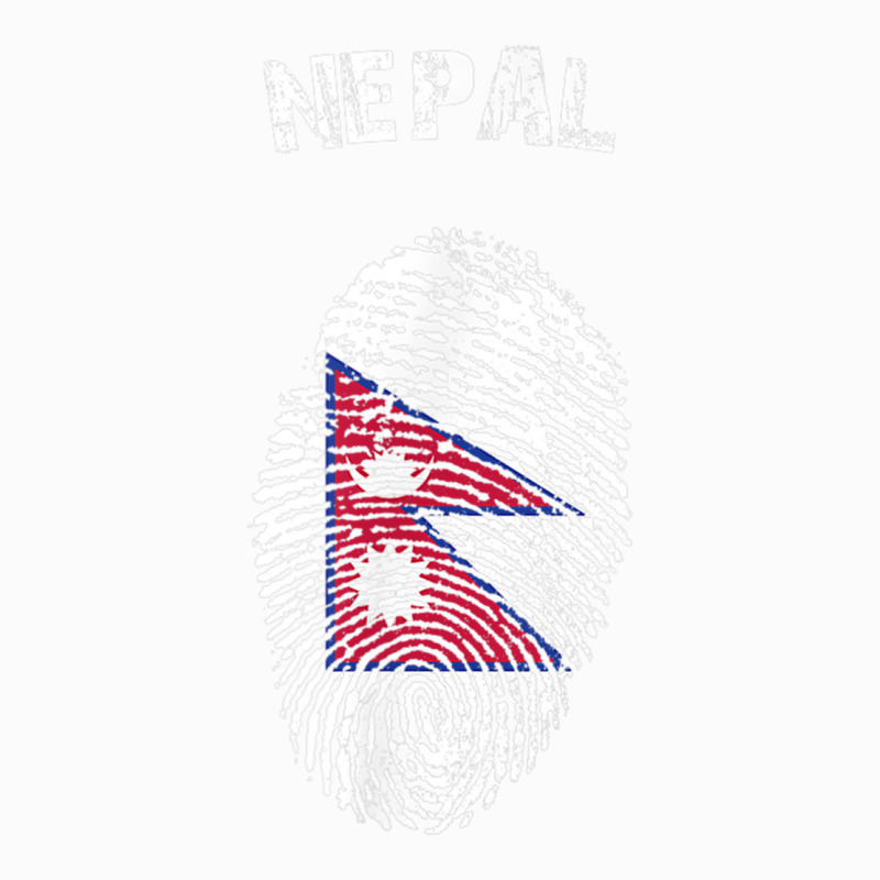 Nepal Fingerprint Flag Country Pride Heritage Shirt Coffee Mug by cm-arts | Artistshot