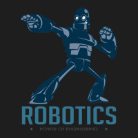 Giant Robot Cartoon Robotics Power Of Engineer I Build Robots Classic T-shirt | Artistshot