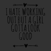 Cool Funny Arrows Saying I Hate Working Out But A Girl Gotta Baby Bodysuit | Artistshot