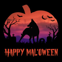 Happy Mal'oween - Belgian Malinois Halloween Dog Gift Zipper Hoodie | Artistshot