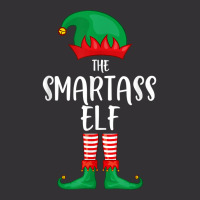 Smartass Elf Christmas Party Matching Family Group Pajama Vintage Short | Artistshot