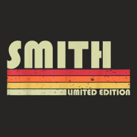 Smith Surname Funny Retro Vintage 80s 90s Birthday Reunion Ladies Fitted T-shirt | Artistshot