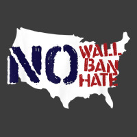 No Wall, No Ban, No Hate We Resist To Trump T Shirt Men's Polo Shirt | Artistshot