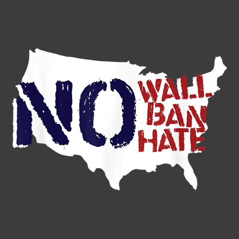 No Wall, No Ban, No Hate We Resist To Trump T Shirt Men's Polo Shirt | Artistshot