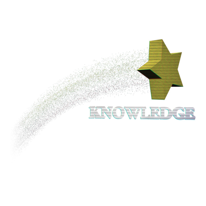 Knowledge Shooting Star Vaporwave Vhs Glitch Shirt Sticker | Artistshot