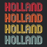 Holland Gift Surname Funny Retro Vintage Birthday Reunion Crewneck Sweatshirt | Artistshot