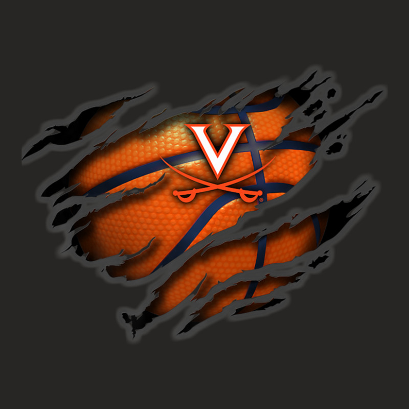 Virginia Cavaliers Tearing Basketball Ladies Fitted T-Shirt by Kuwannin528 | Artistshot