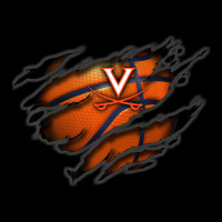 Virginia Cavaliers Tearing Basketball Women's V-neck T-shirt | Artistshot