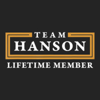 Team Hanson Lifetime Member Surname 3/4 Sleeve Shirt | Artistshot