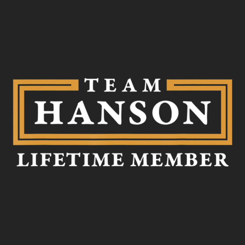 Team Hanson Lifetime Member Surname 3/4 Sleeve Shirt by Koyanho62 | Artistshot