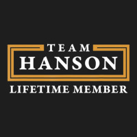 Team Hanson Lifetime Member Surname Classic T-shirt | Artistshot