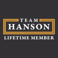 Team Hanson Lifetime Member Surname Vintage Hoodie | Artistshot