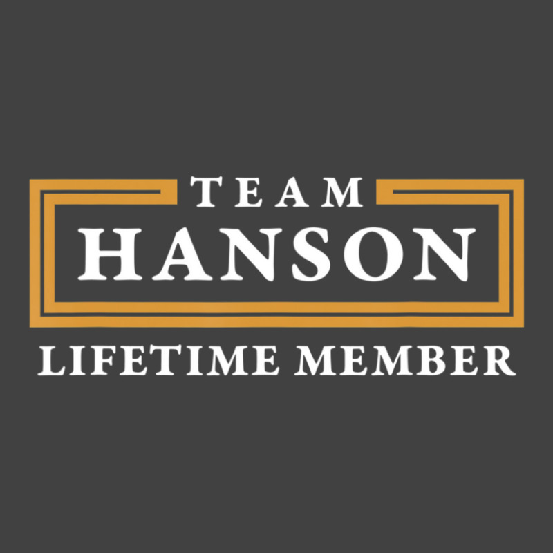 Team Hanson Lifetime Member Surname Vintage T-Shirt by Koyanho62 | Artistshot