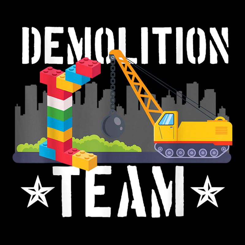 Demolition Team Master Builder Building Blocks Bricklayer T Shirt Youth Jogger | Artistshot