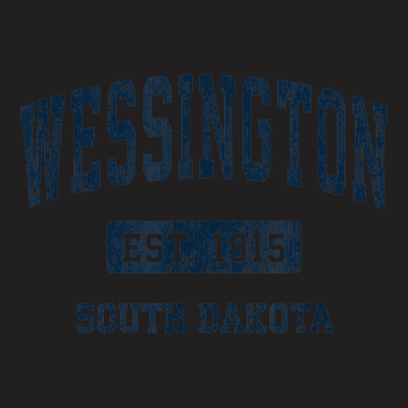 Wessington South Dakota Sd Vintage Athletic Sports Design T-shirt | Artistshot