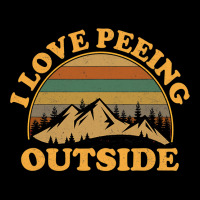 I Love Peeing Outside Funny Camping Hiking Zipper Hoodie | Artistshot