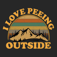 I Love Peeing Outside Funny Camping Hiking Men's T-shirt Pajama Set | Artistshot