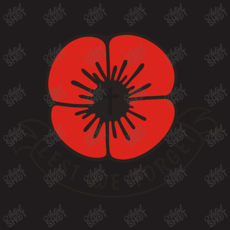 Remembrance Day Poppy Waist Apron | Artistshot