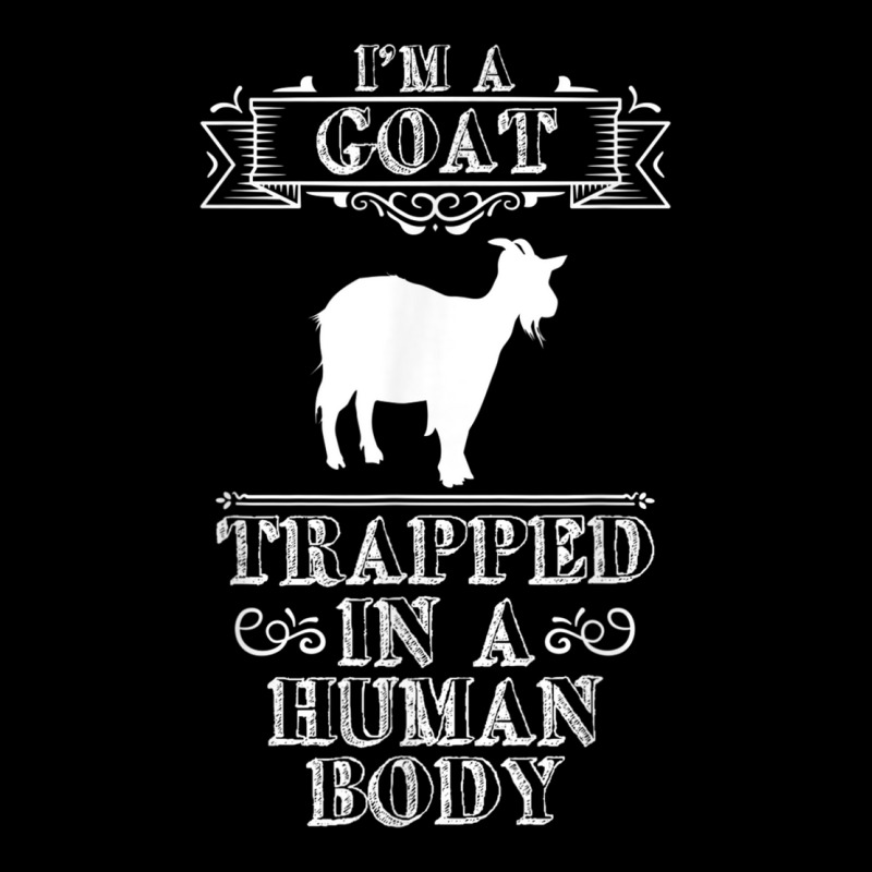 I'm A Goat Trapped In A Human Body Animal Lover T Shirt Fleece Short | Artistshot