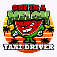 Taxi Driver One In A Melon Vintage Retro Classic Summer Design For Tax Tank Top | Artistshot