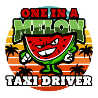 Taxi Driver One In A Melon Vintage Retro Classic Summer Design For Tax V-neck Tee | Artistshot