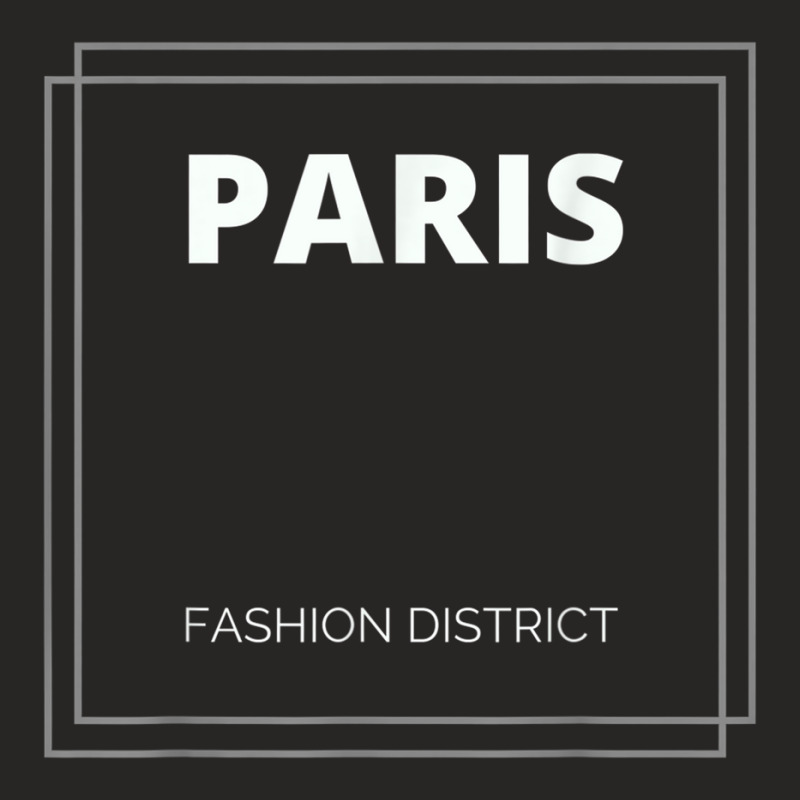 Paris Fashion District T Shirt Ladies Fitted T-Shirt by cm-arts | Artistshot