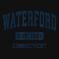 Waterford Connecticut Ct Vintage Athletic Sports Design Mousepad | Artistshot