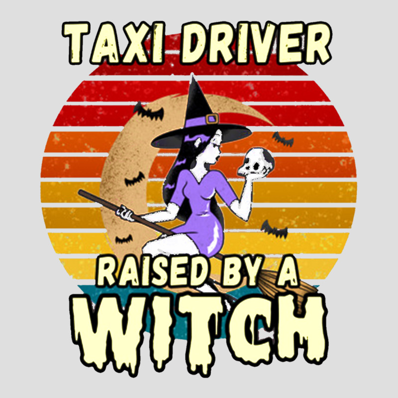 Taxi Driver Raised By A Witch, Halloween Design For Taxi Drivers V-Neck Tee by cm-arts | Artistshot