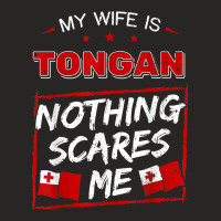 My Wife Is Tongan Kingdom Of Tonga Heritage Roots Pride Flag Ladies Fitted T-shirt | Artistshot