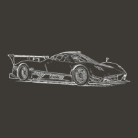 Pagani Zonda R Supercar Racing Wireframe White Bucket Hat | Artistshot